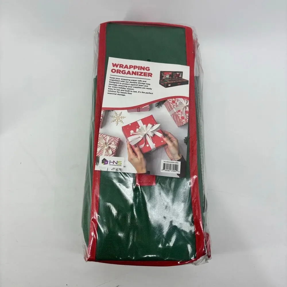 HNS Wrapping Paper Organizer Christmas Storage Home & Garden Birthday